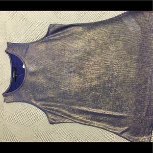 Gold and purple party top size M